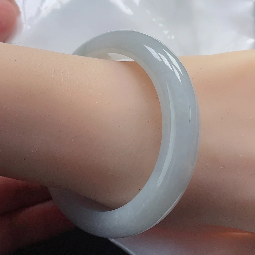 翡翠手镯未镶嵌缅甸翡翠手镯55圈