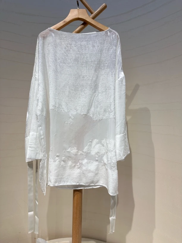 设计师精品浮雕丝绒上衣1431SB018