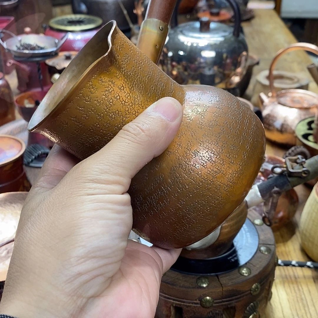 用****7任和堂纯紫铜奶茶罐
