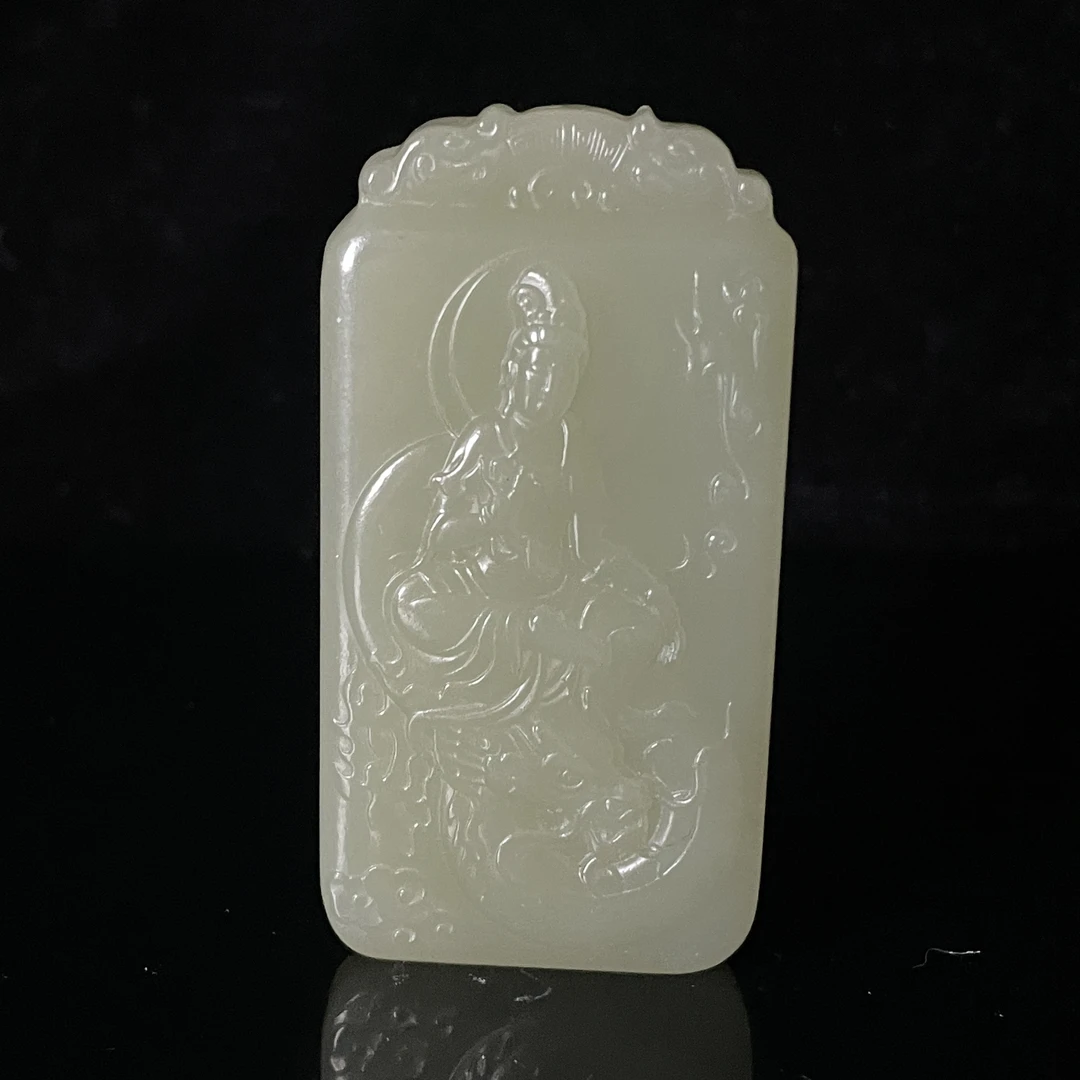 A313 和田玉挂件 TY633505  D