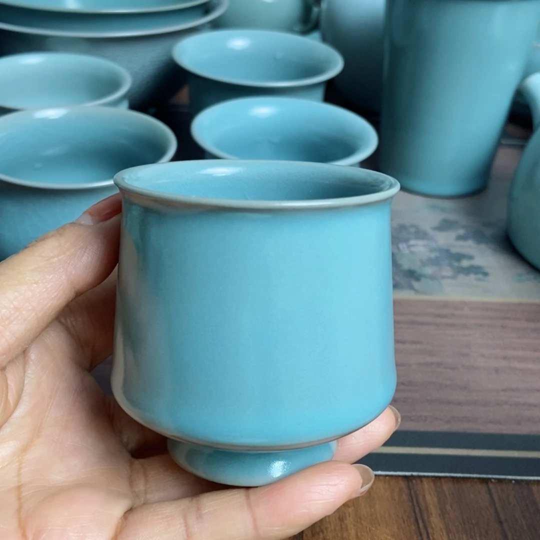 清**晓原产地原矿汝瓷～茶器