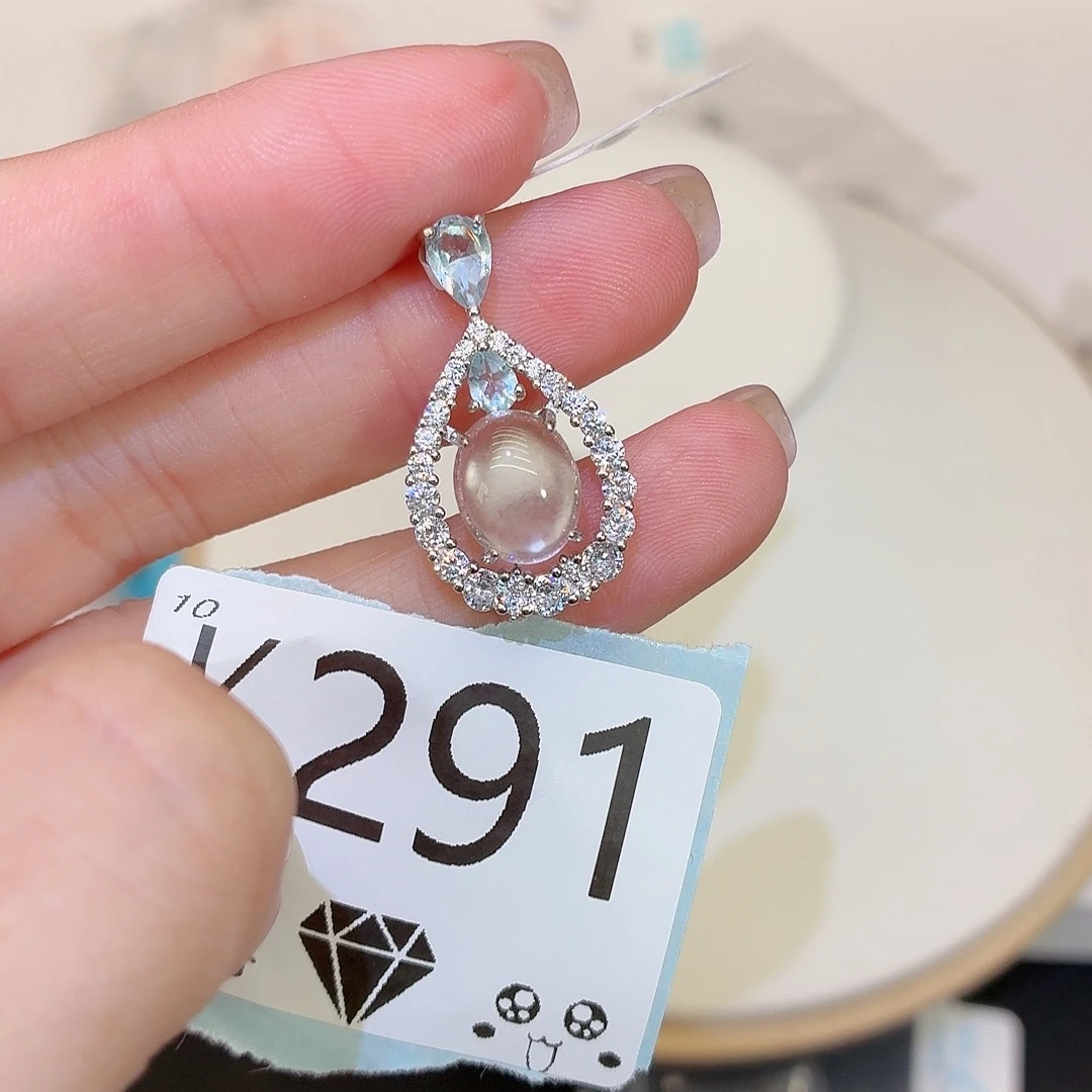 石英质玉银S925镶嵌珠宝半成品