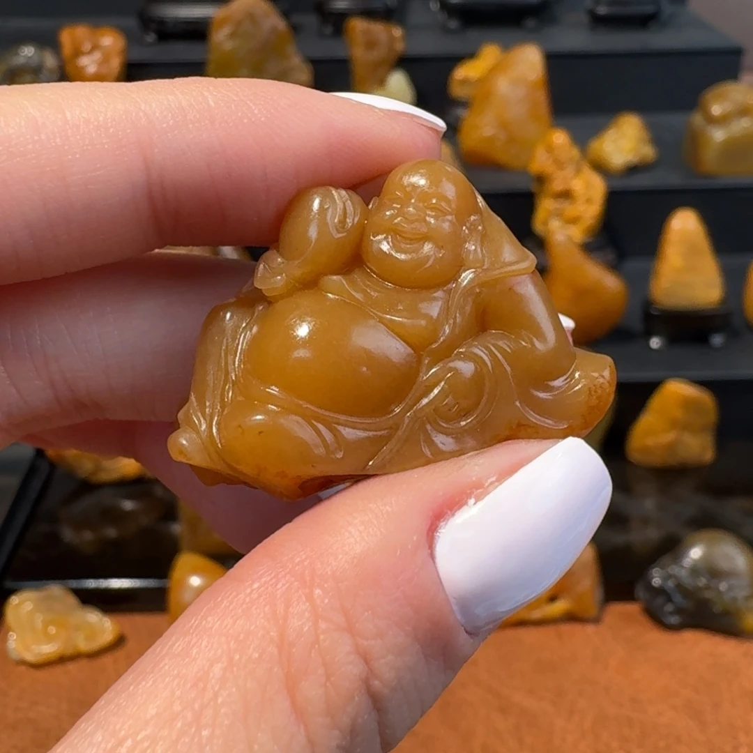 一***天寿山石印石寿山石雕刻