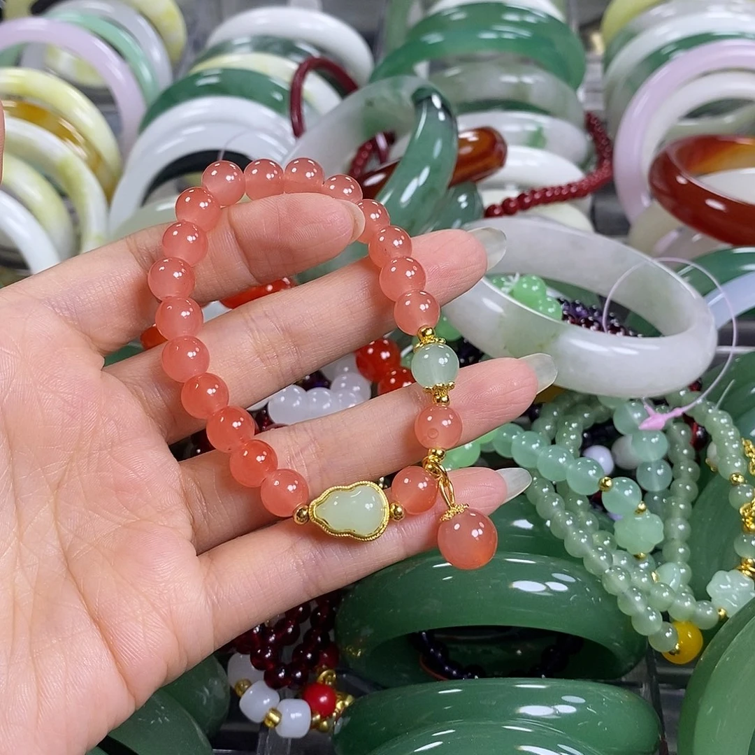 石英质玉手链未镶嵌