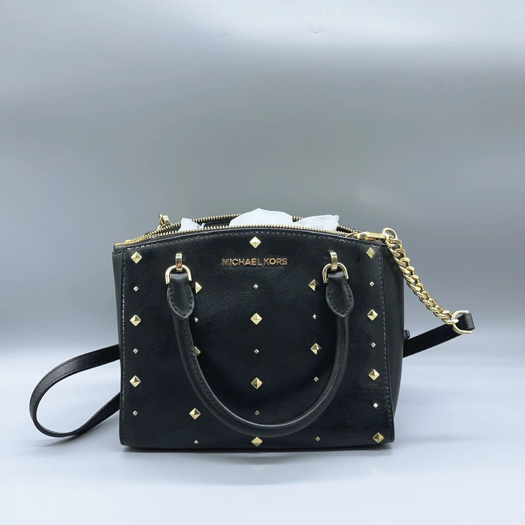 95新 MICHAEL KORS/迈克高仕   黑色手提单肩包  1647 3297