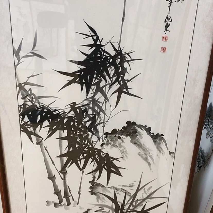 【闪购商品】国画手绘国画带框122.62