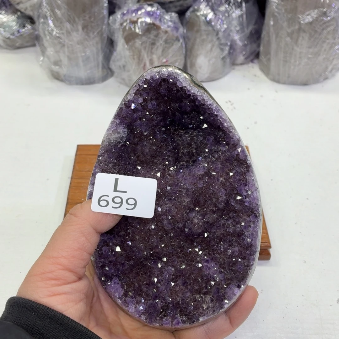 未镶嵌水晶摆件天然紫水晶