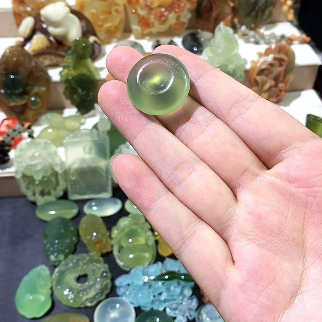 合金蛇纹石玉颈饰