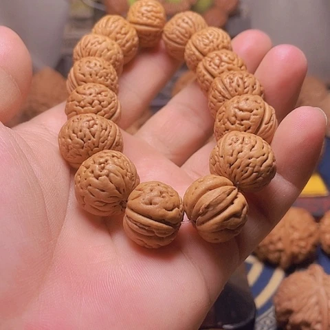 文玩核桃吊坠1.8全品磨盘手串