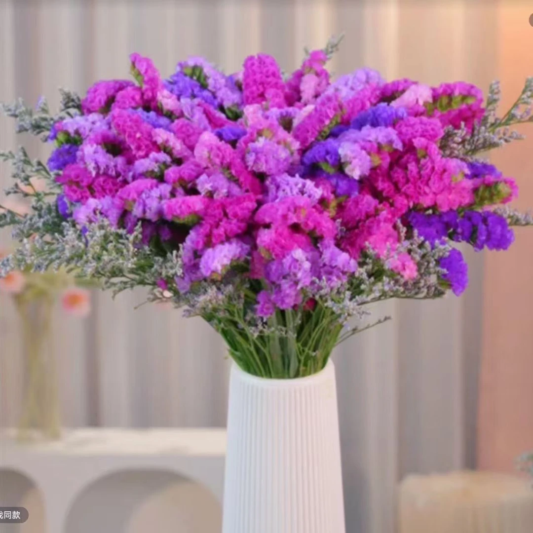 【送花瓶】云南干花真花束勿忘我家居摆设摆件清新客厅装饰插花大束