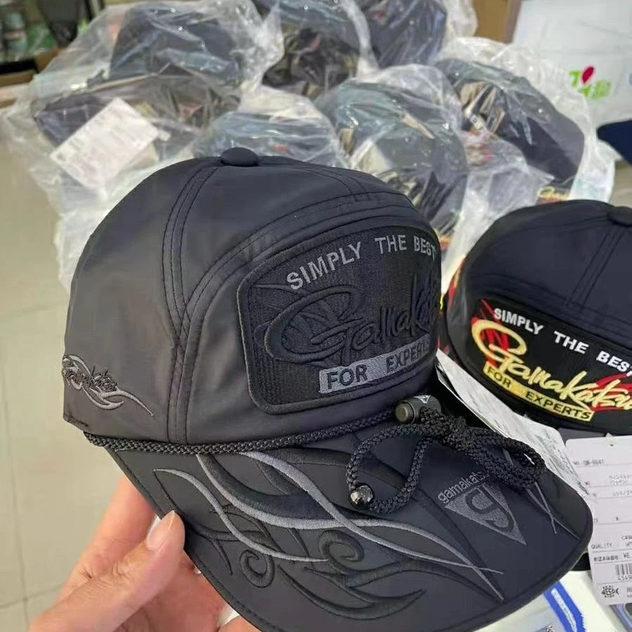 新款Gamakatsu伽玛卡兹钓鱼帽子路亚帽大帽檐防水防风海钓矶钓帽