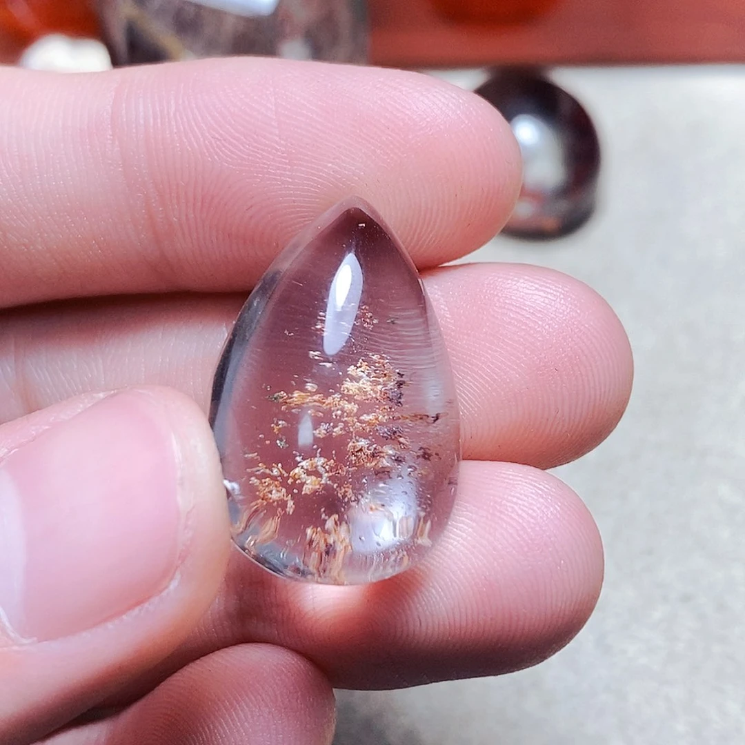 水晶颈饰未镶嵌福**缀