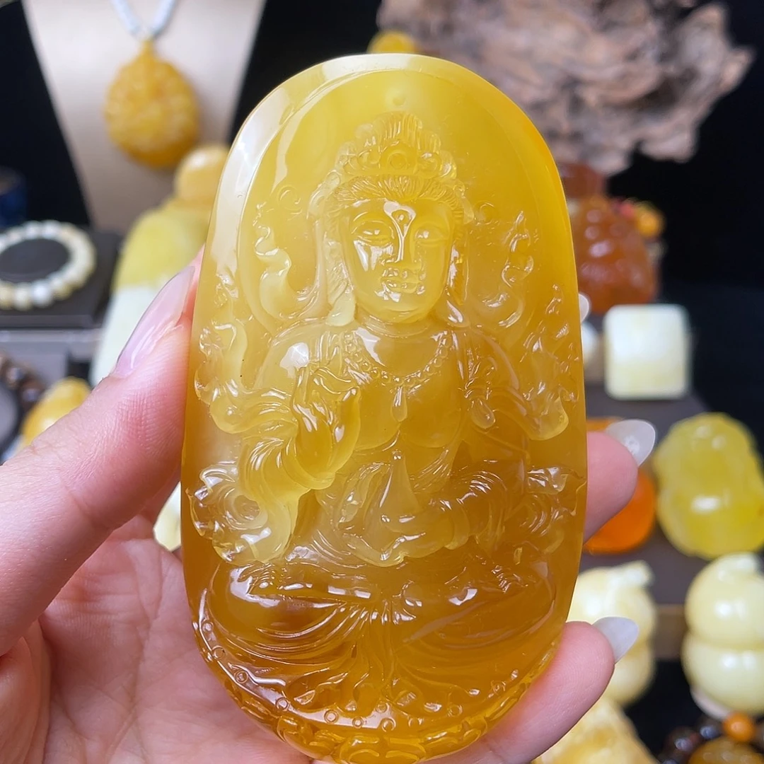 琥珀未镶嵌珠宝奇石