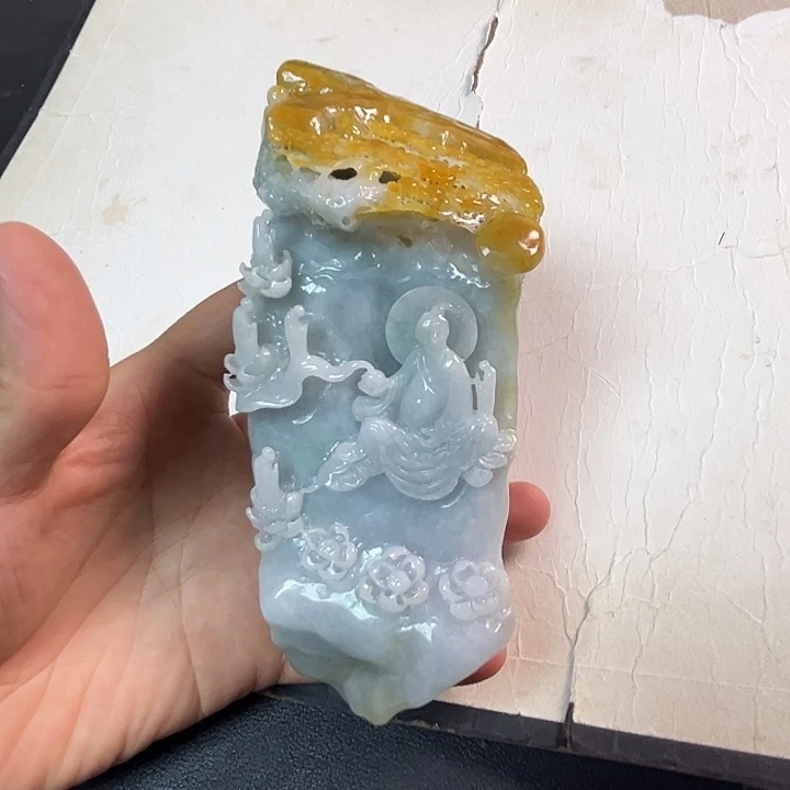翡翠未镶嵌摆件翡翠