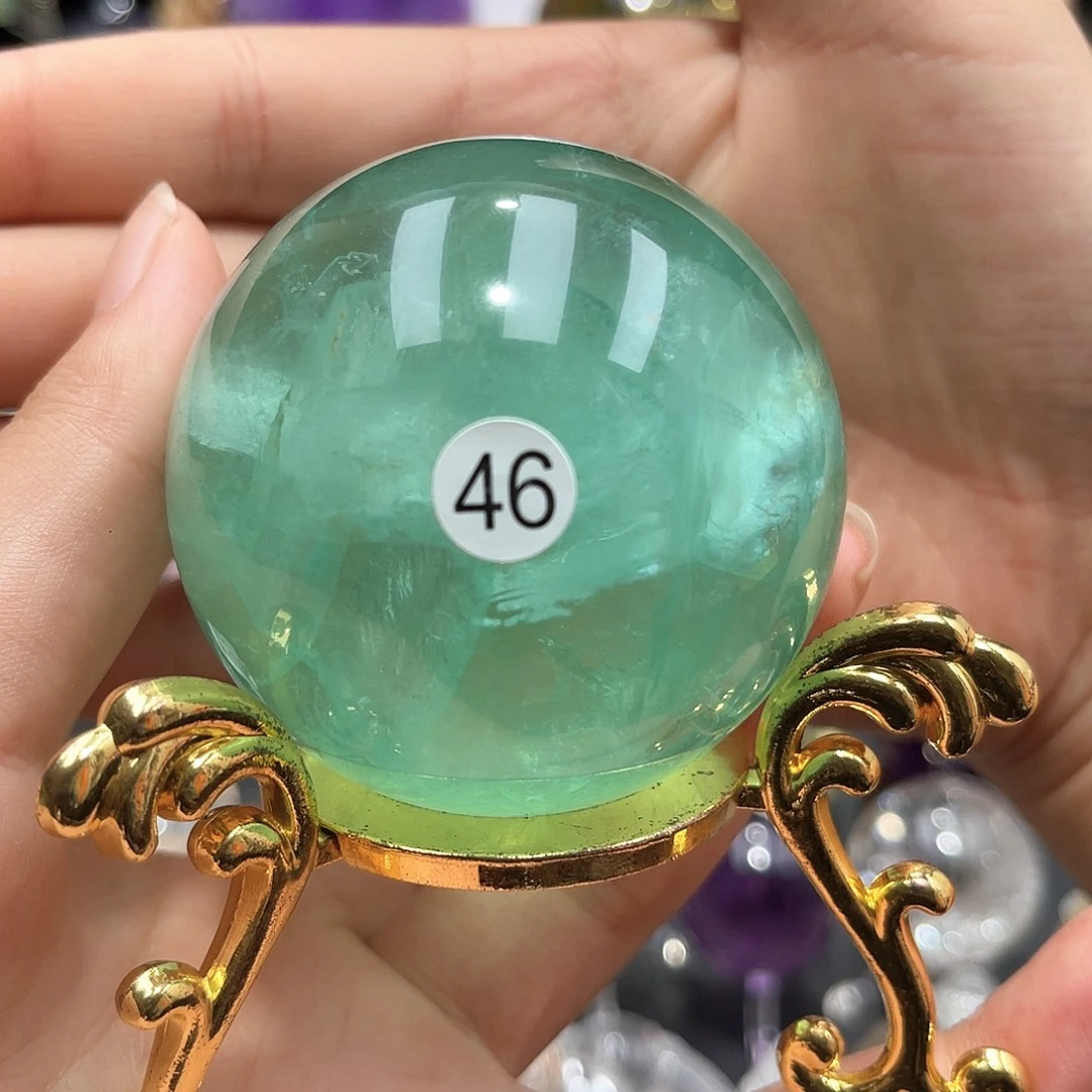 各***.水晶珠宝半成品未镶嵌微瑕5.8