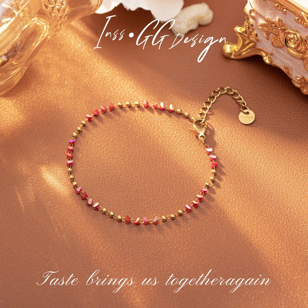 钛钢手链 【INSS·GG】手工气质轻奢时尚百搭手链AYS1266B8