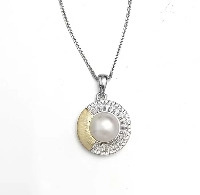 坠链均925银合成锆石 百搭七夕节送女友礼物法式轻奢时尚小众款