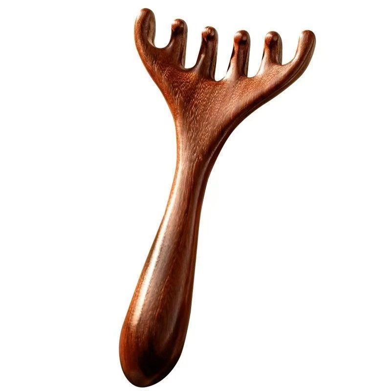 六爪头部按摩经络梳子养生头疗工具按摩头皮淋巴疏通刮痧