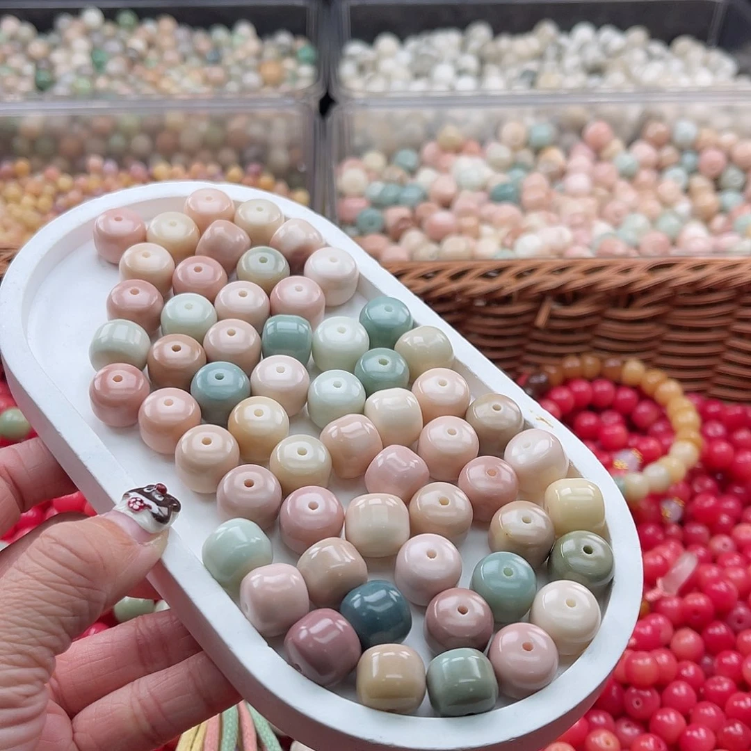 白玉菩提吊坠C/13.75mm/55颗