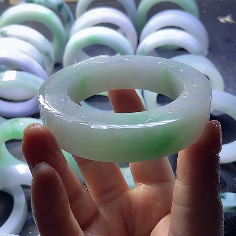 【闪购商品】定制翡翠不退不换未镶嵌迎*花