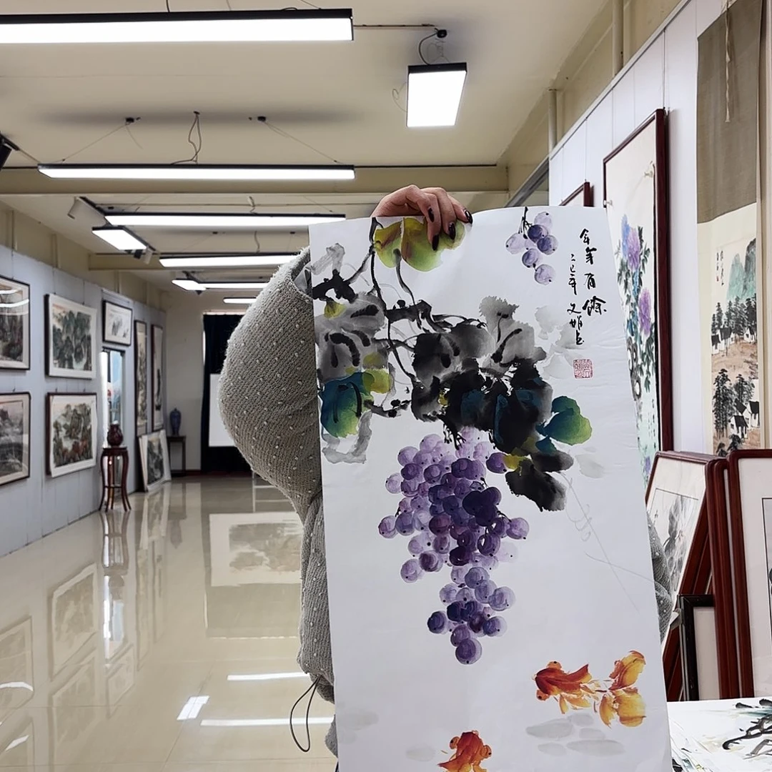 国画国画作品展。国画作品