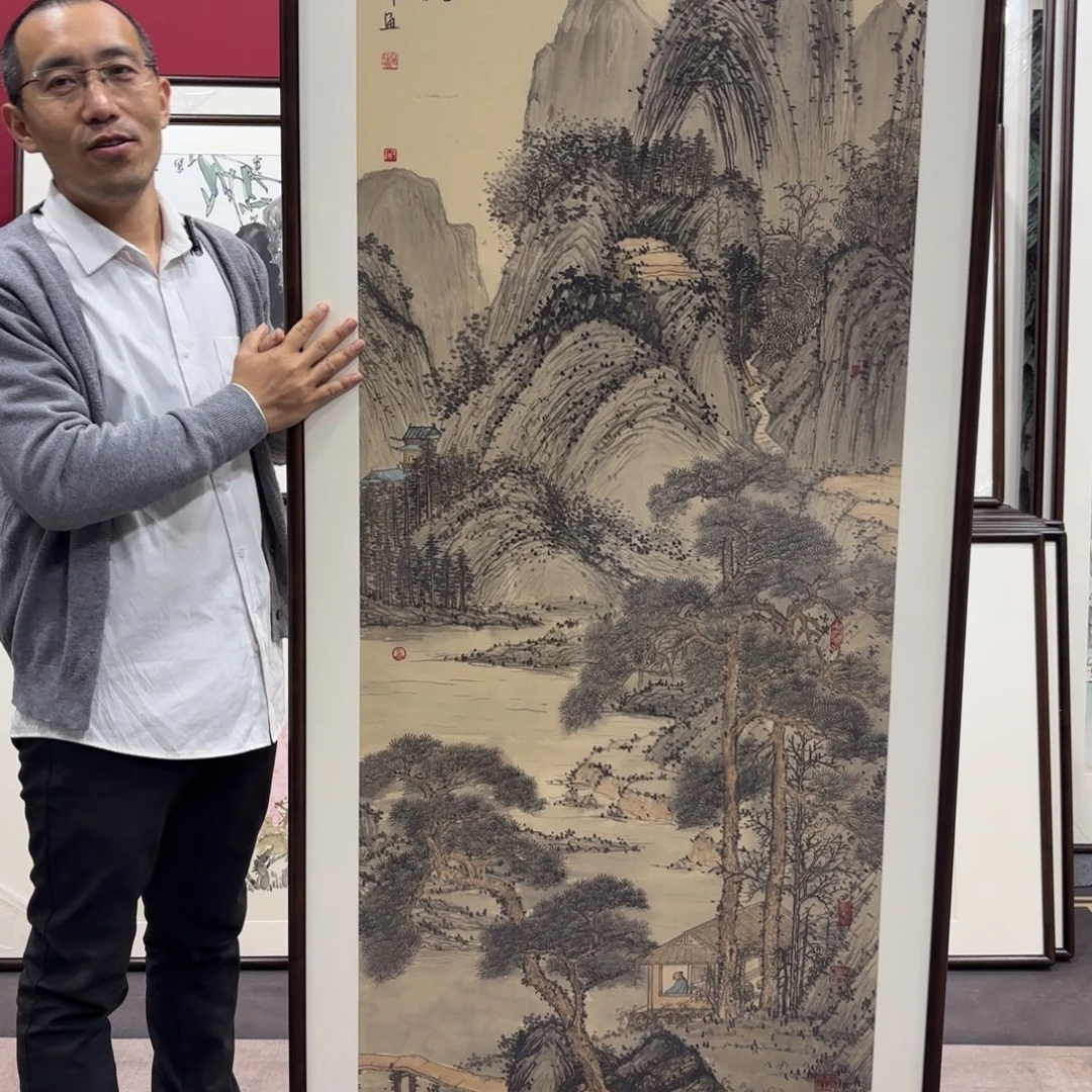 国画手绘作品210/80