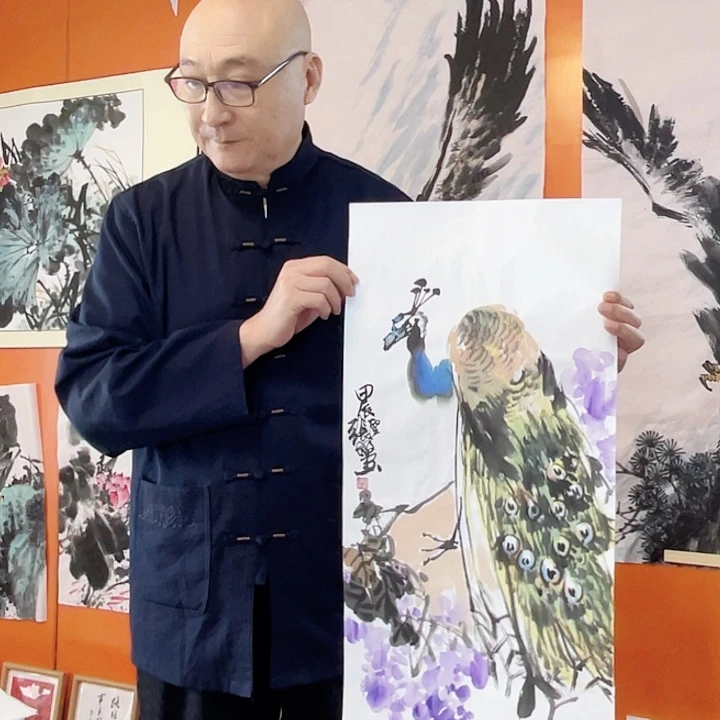 国画张圣敏先生纯手绘作品