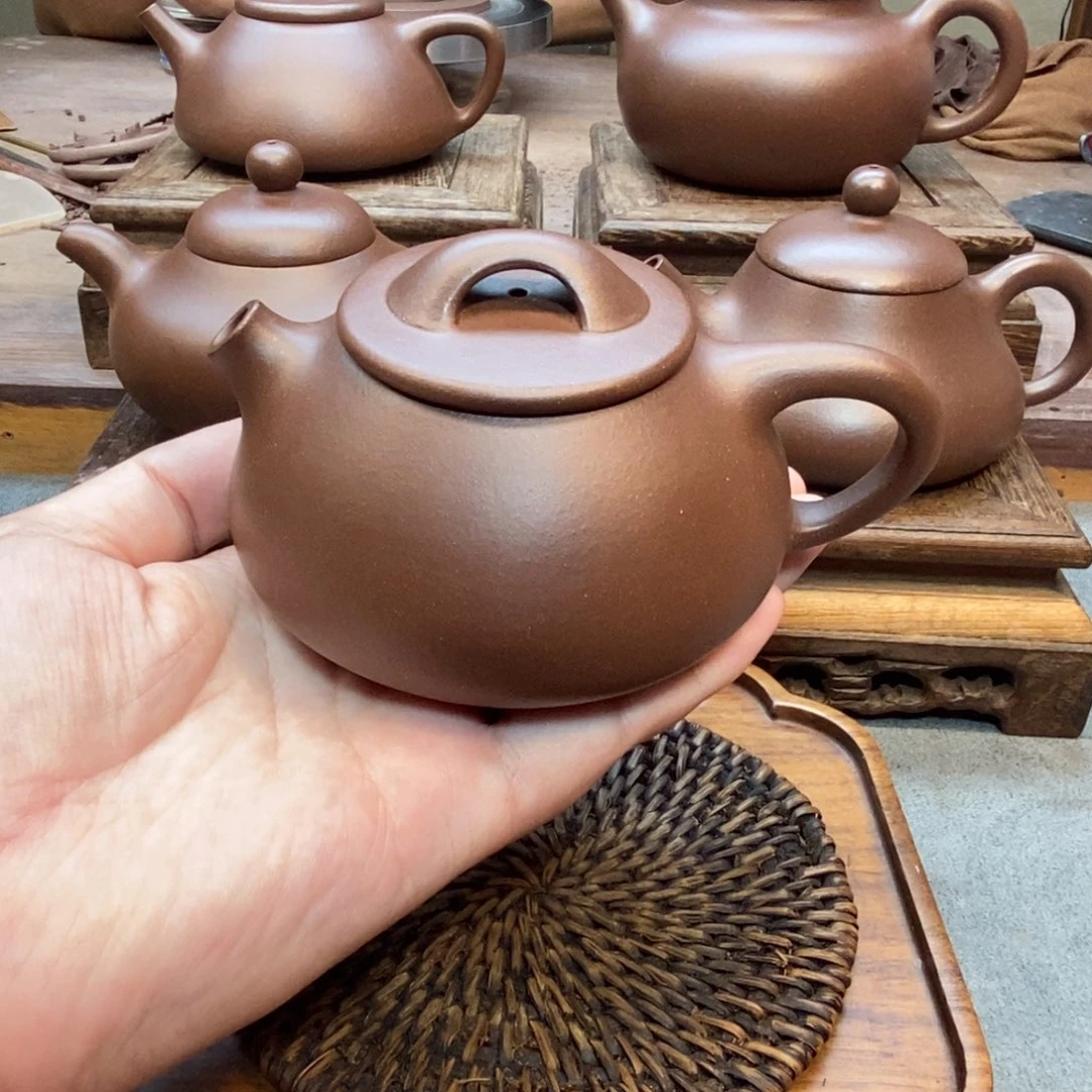 茶壶紫砂憨瓢壶（原矿底槽清255cc）