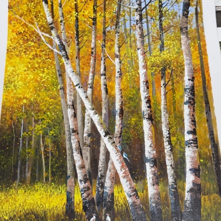 油画好想去看看那些