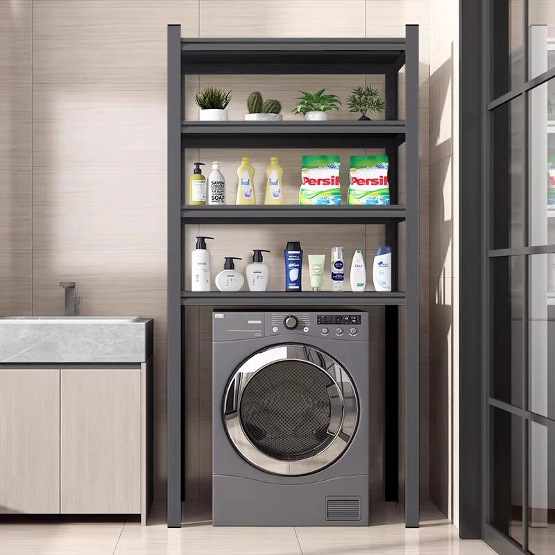 洗衣机架子滚筒翻盖上方置物架阳台浴室收纳架置物架多层收纳架