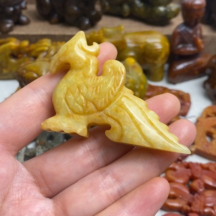 蛇纹石玉未镶嵌颈饰38