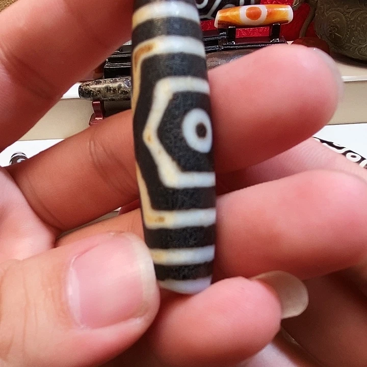 花***卷石材黑白三眼111111