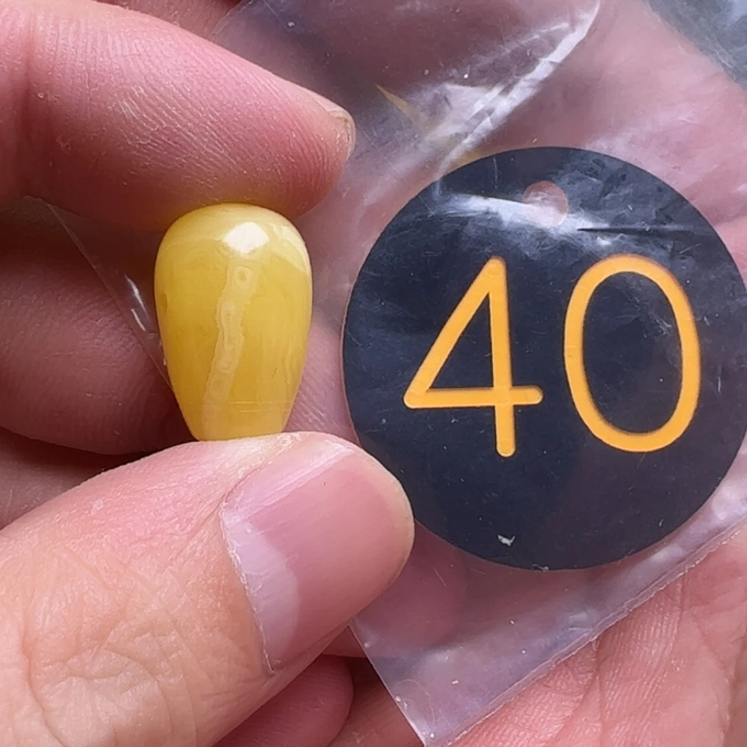 蜜蜡未镶嵌珠宝奇石12.2mm微花粉
