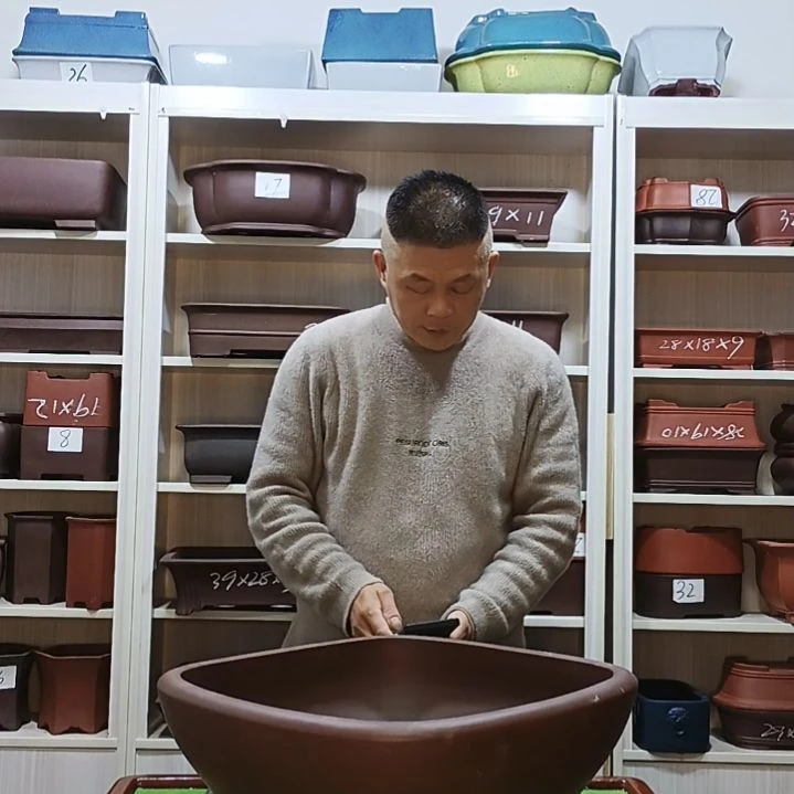 紫砂花盆宜兴紫砂花盆花盆