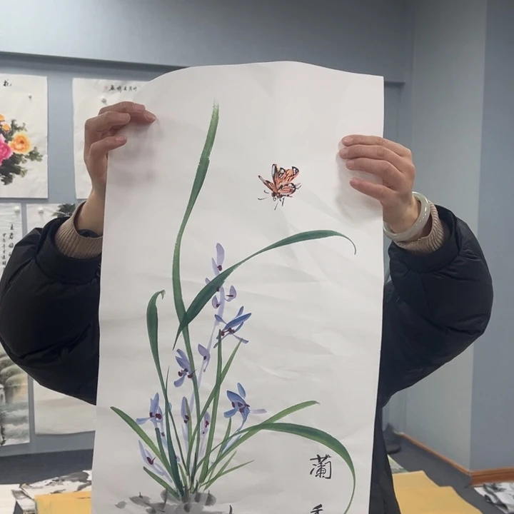 国画我的心好痛啊我的心真的好痛啊