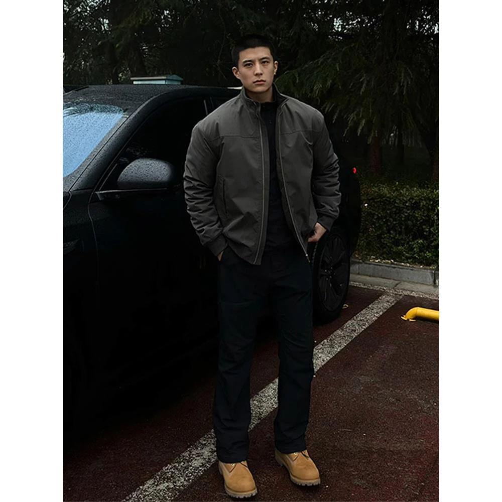 三防飞行员夹克男款春秋美式立领教练外套cleanfit短款机车棒球服