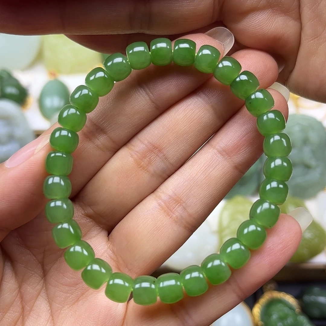 和田玉未镶嵌手串