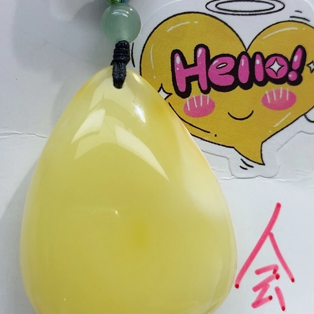 定制琥珀未镶嵌蜜蜡吊坠