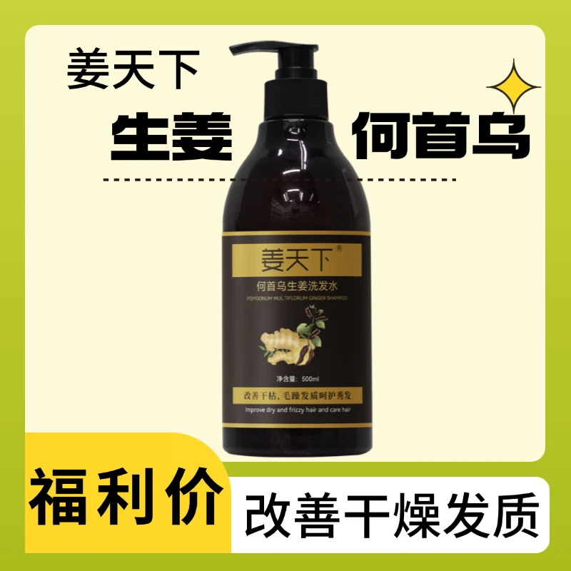【精选】姜天下生姜何首乌洗发水控油养护柔顺秀发顺滑精粹滋养丝滑