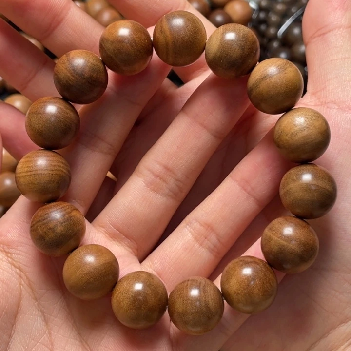 檀香木手串/手链老山檀15树头乱纹处理