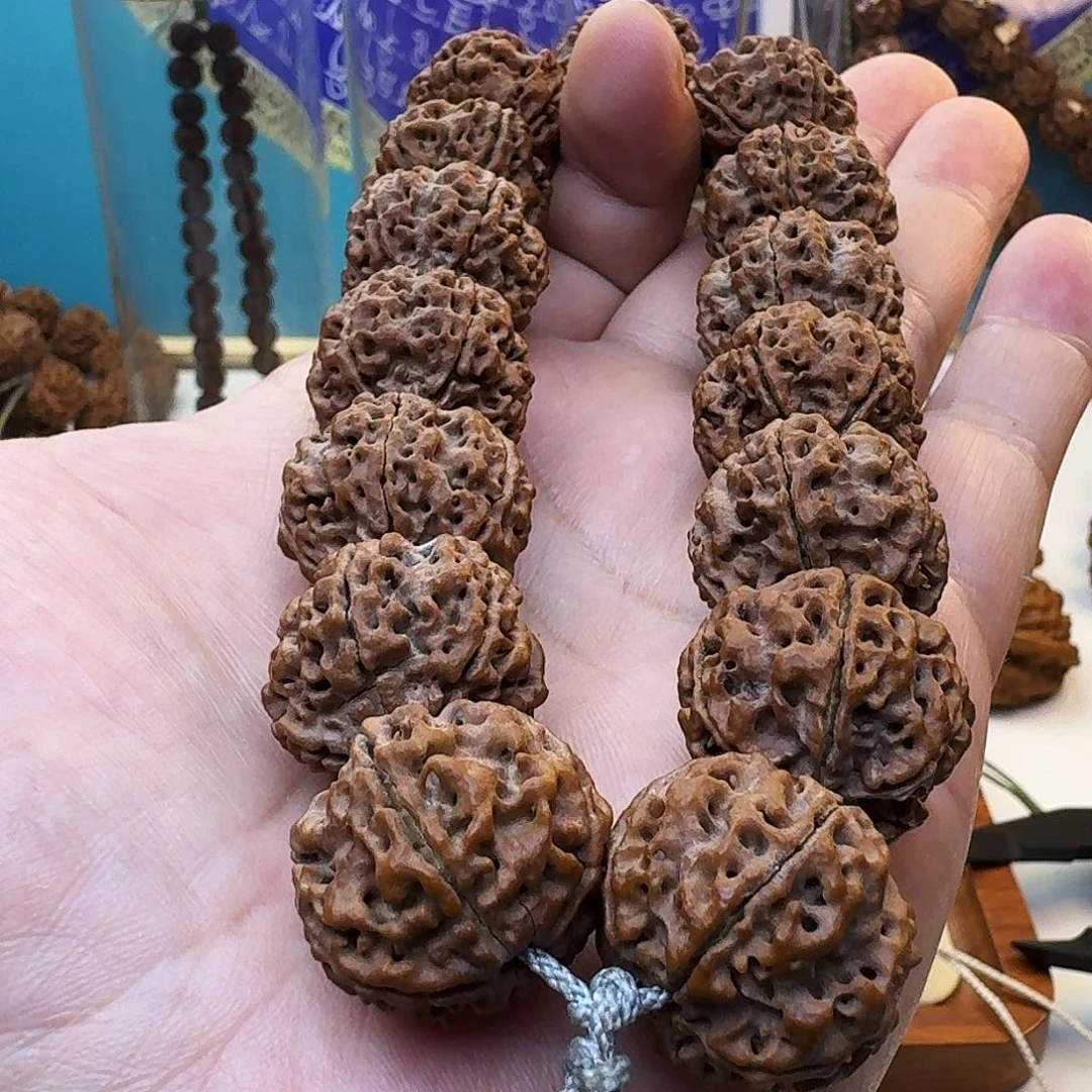 金刚菩提手串铁籽梅花