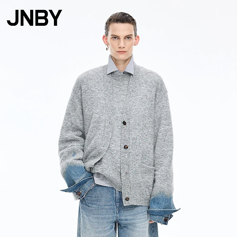 【商场同款】JNBY/江南布衣25冬新品毛针织衫长袖开襟5P0310310