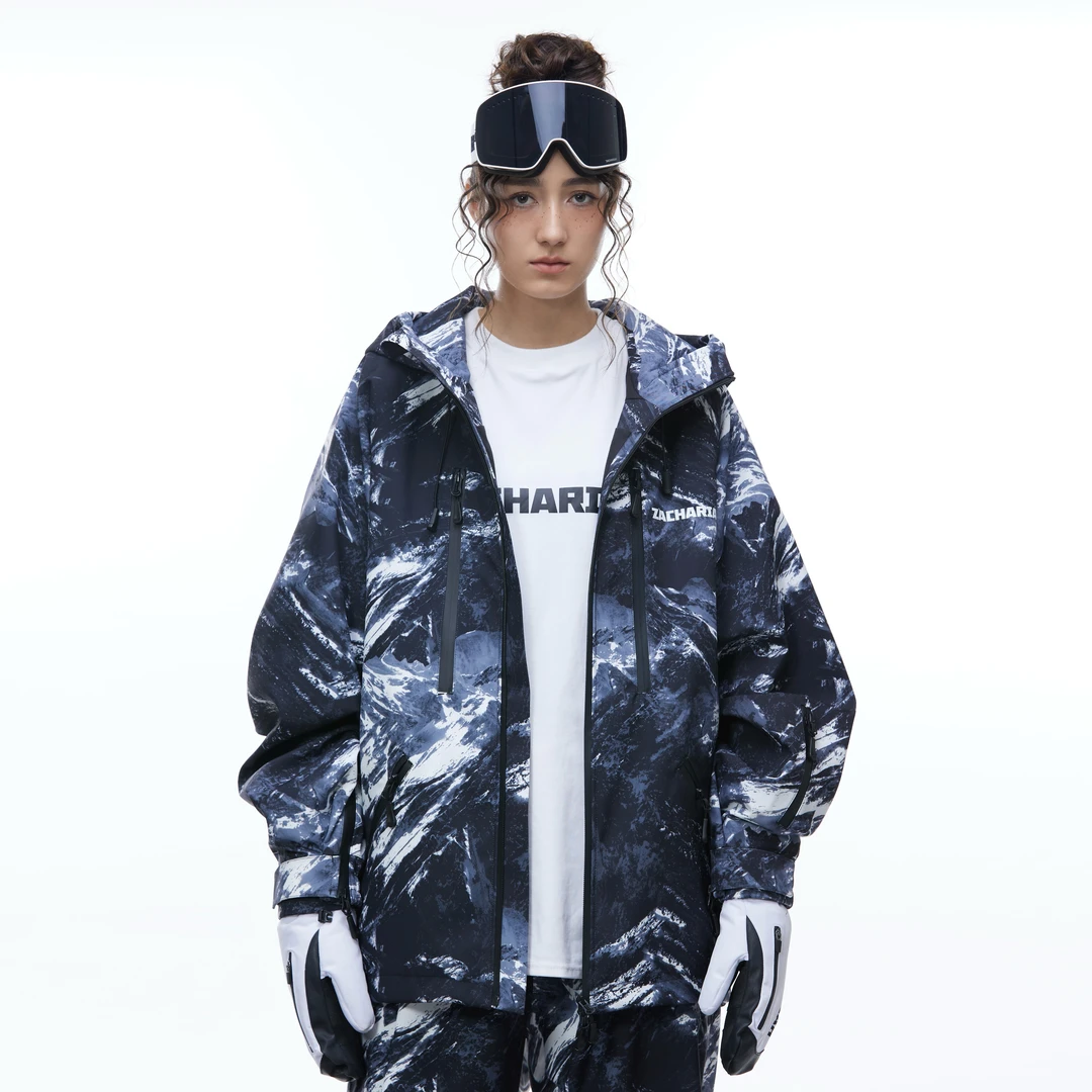 主理人专属ZACHARIAH【黑雪山】Z-Tex3LPro滑雪服衣裤套装防风防水