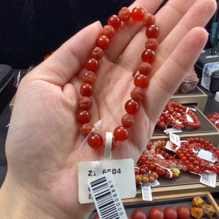 玛瑙/玉髓合金手链8m