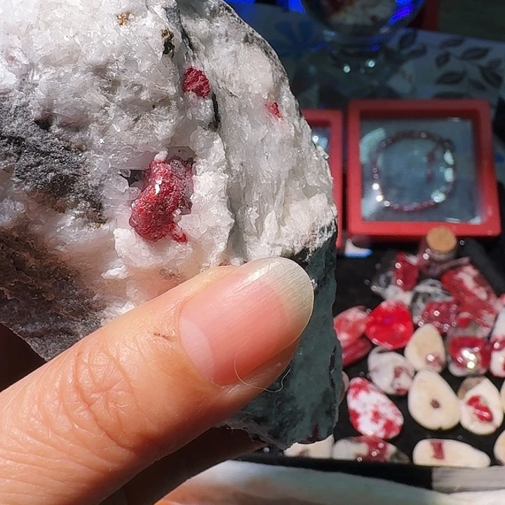 冰****天然辰砂天然朱砂原矿石