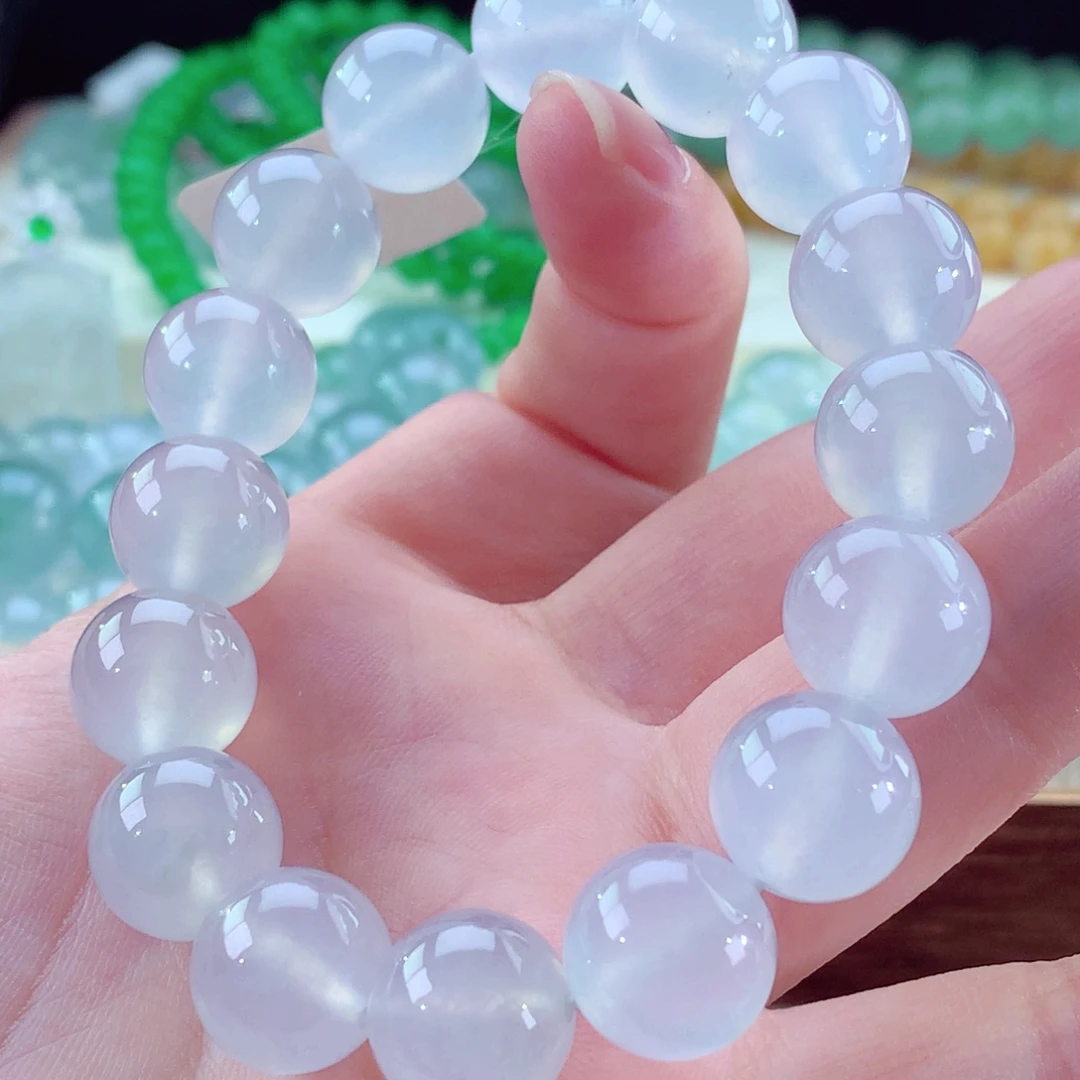 翡翠手链未镶嵌白月光