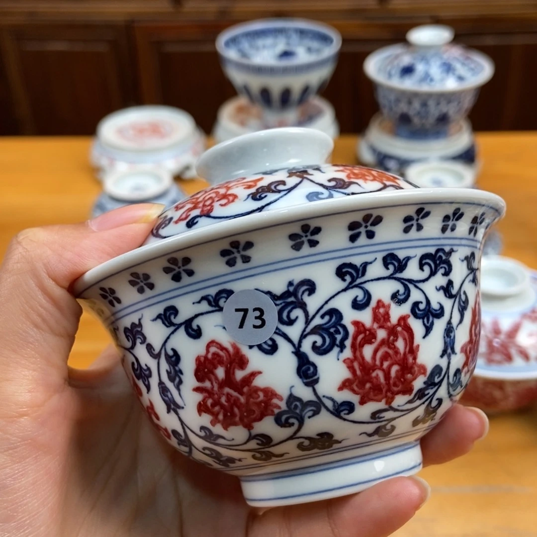手绘现代茶具非古董