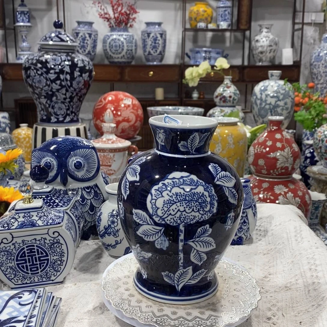 【闪购商品】摆件石榴花瓶摆件……