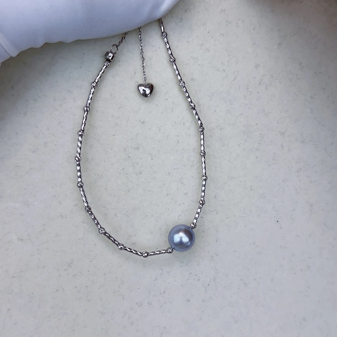 海水珍珠海水akoya设计款手链00318K金镶嵌