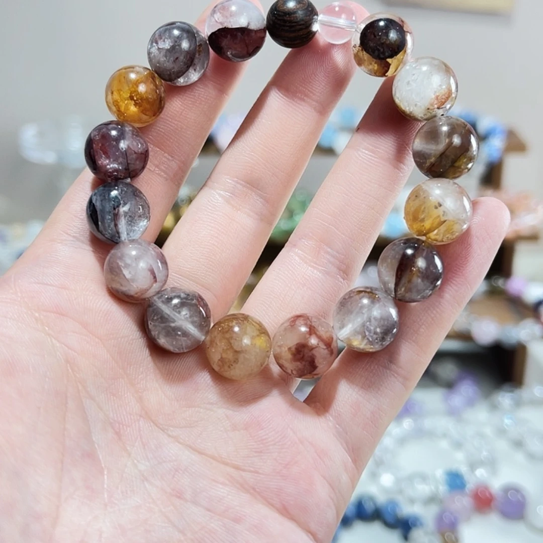 水晶手链未镶嵌彩胶花